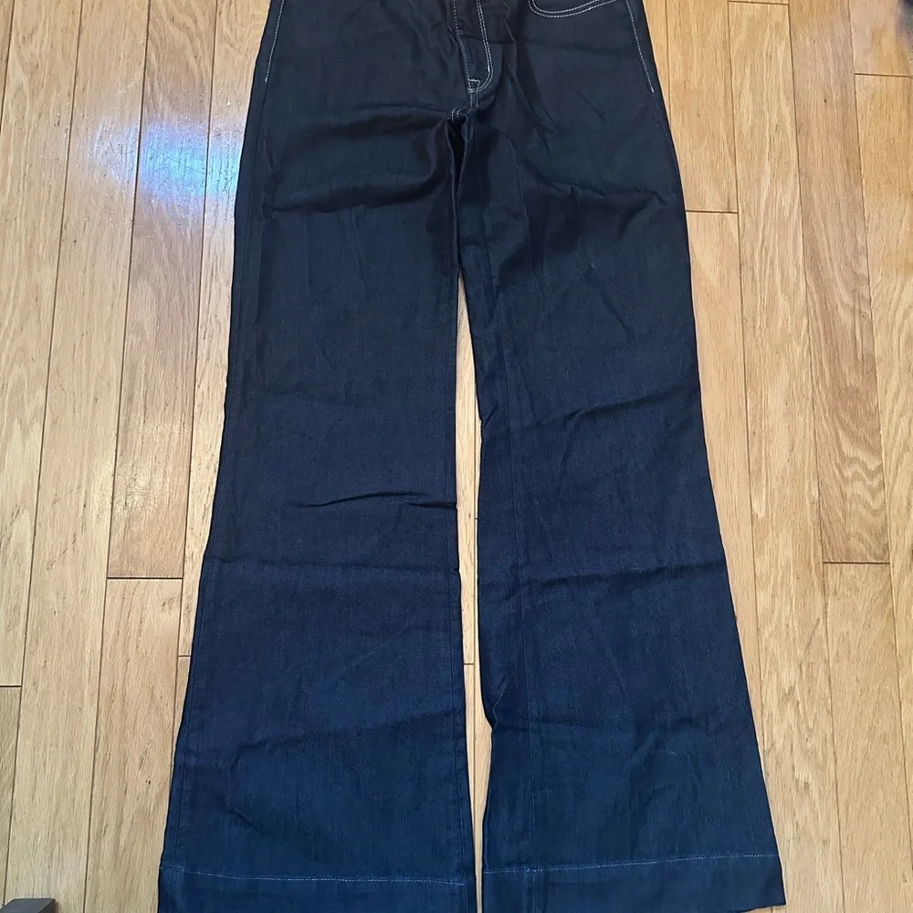 Marciano Dark Blue Women's Wide Leg Jeans - Picture 1 of 5